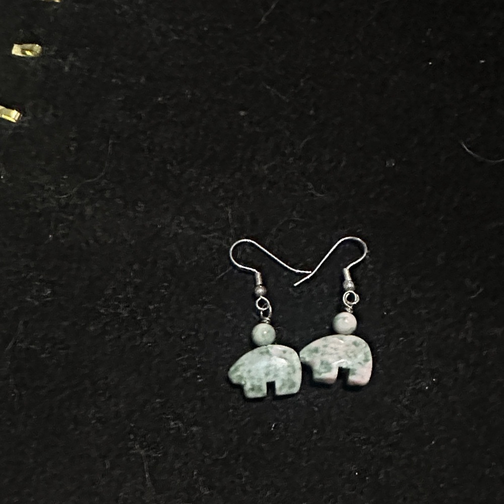 Natural Jadeite Jade earrings
